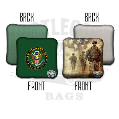 Army Logo and Soldiers Cornhole Bags