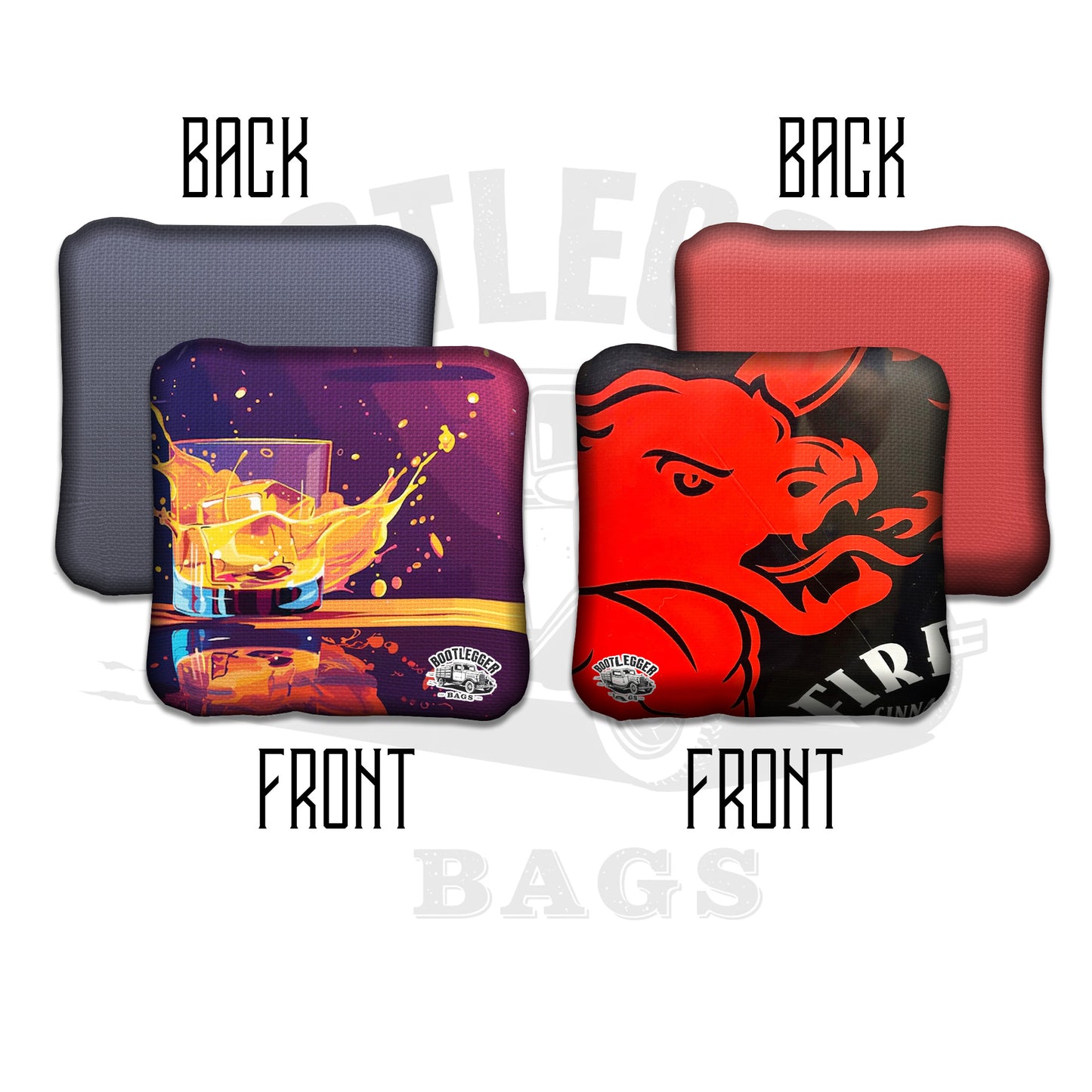 Fire Ball Fan Art Cornhole Bags