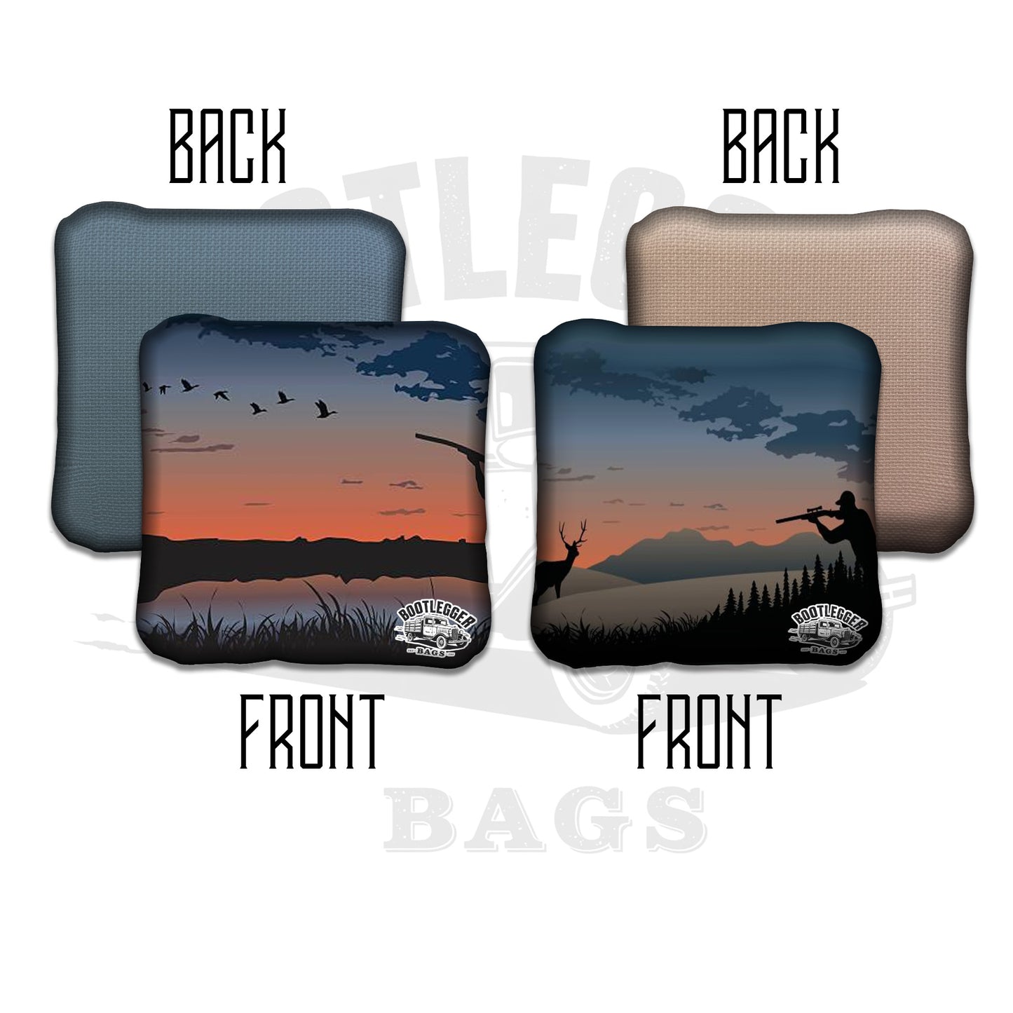 Hunting Deer and Ducks Cornhole Bags