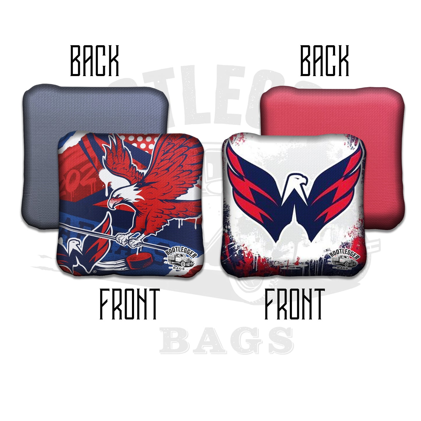 Washington Capitals Fan Art Cornhole Bags
