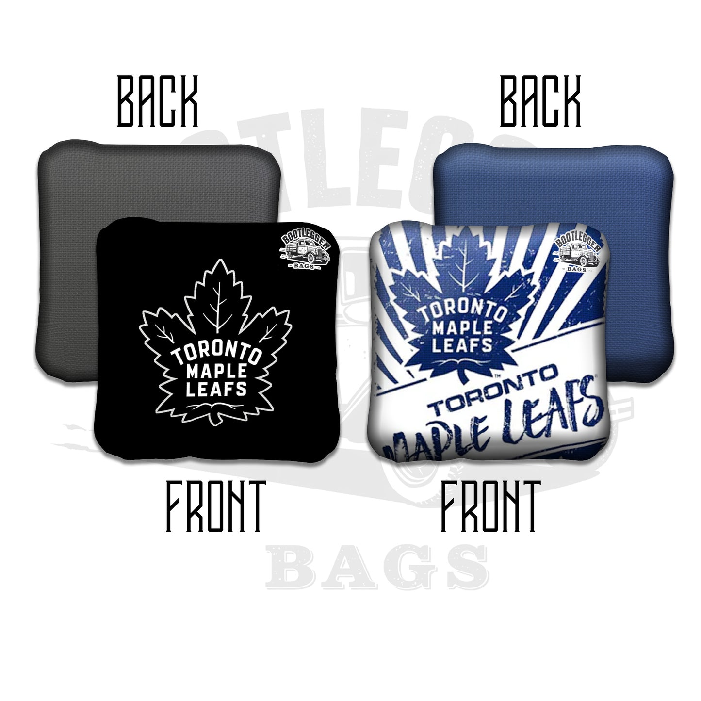 Toronto Maple Leafs Fan Art Cornhole Bags