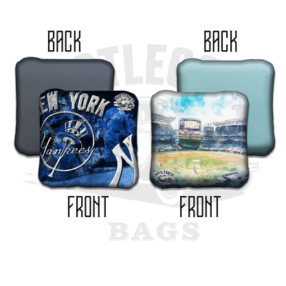 New York Yankees Fan Art Cornhole Bags