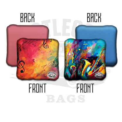 Jazz Theme Cornhole Bags