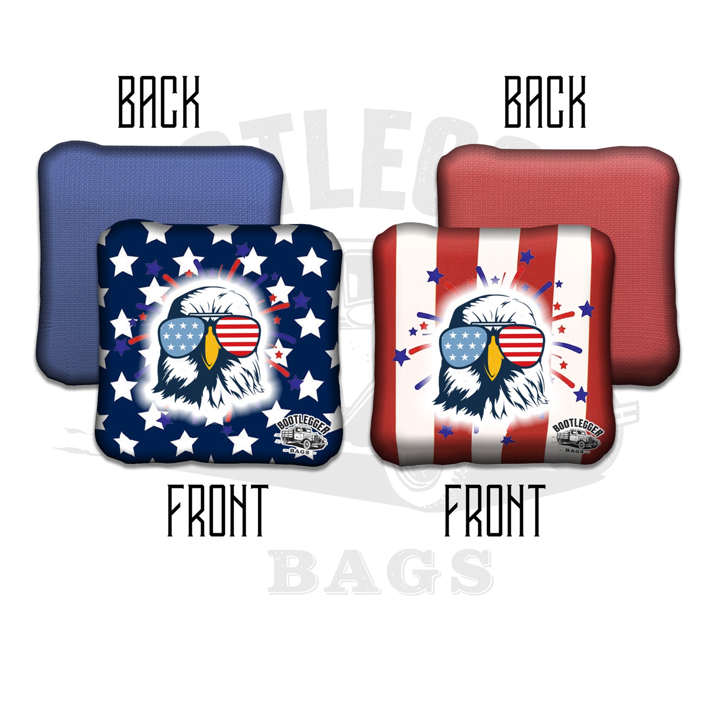 Patriotic Eagle Cornhole Bags