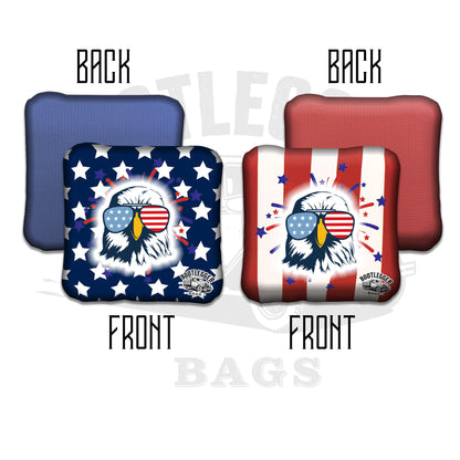 Patriotic Eagle Cornhole Bags