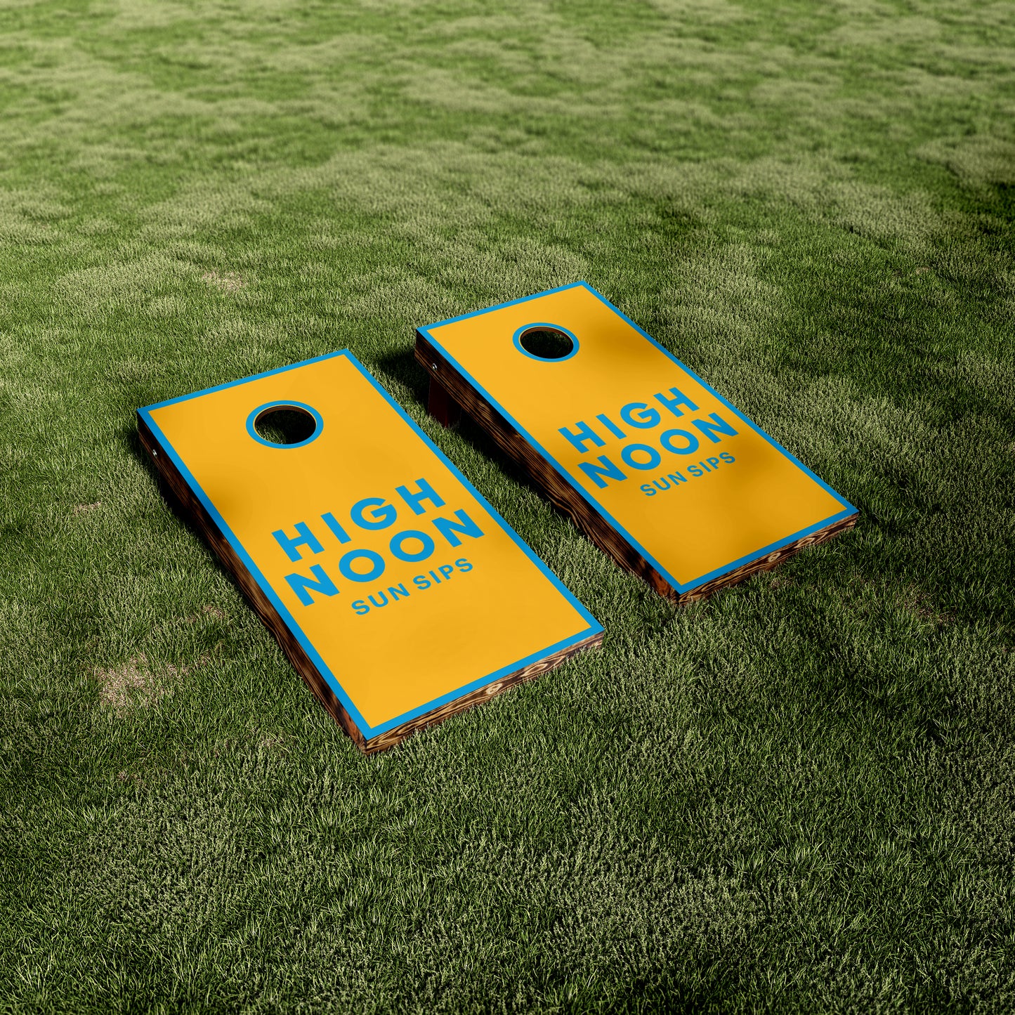 High Noon Sun Sips Cornhole Vinyl Wraps