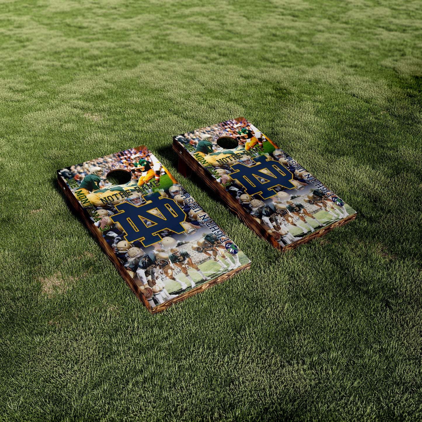 Notre Dame Football Collage Vinyl Wraps/Skins
