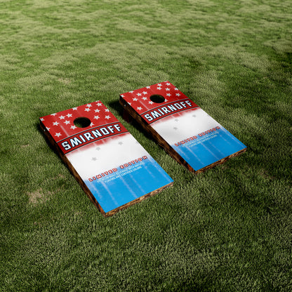 Smirnoff Vodka Cornhole Wraps/Skins