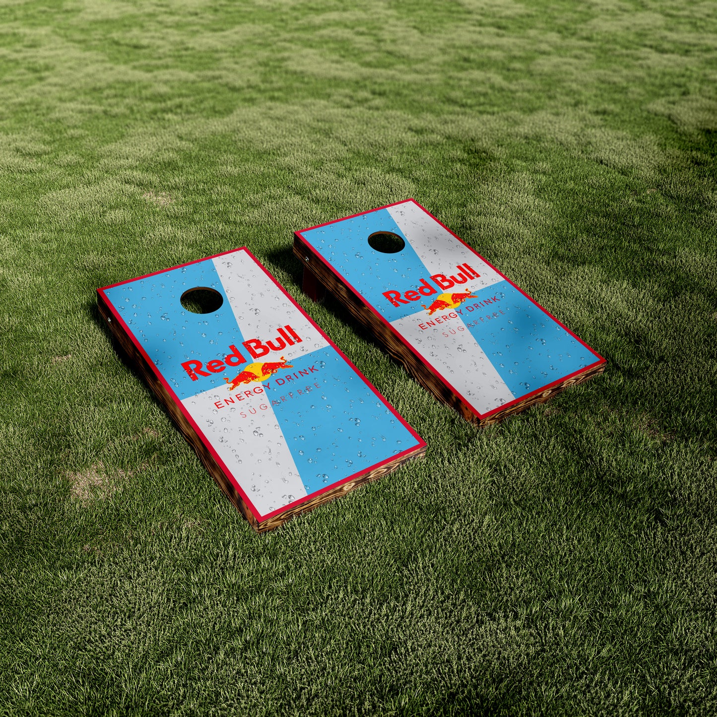 Sugar Free RedBull energy Drink Cornhole Wraps/Skins