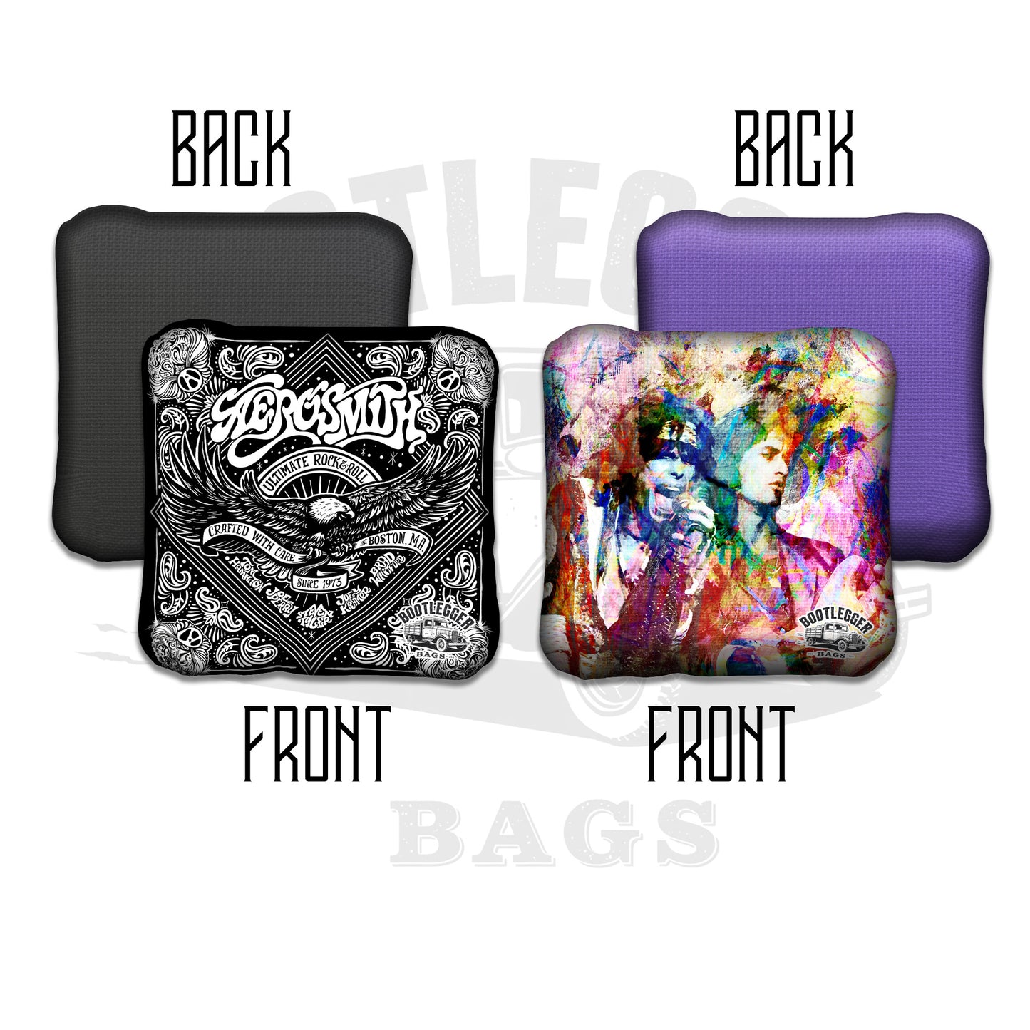 Aerosmith Fan Art Cornhole Bags