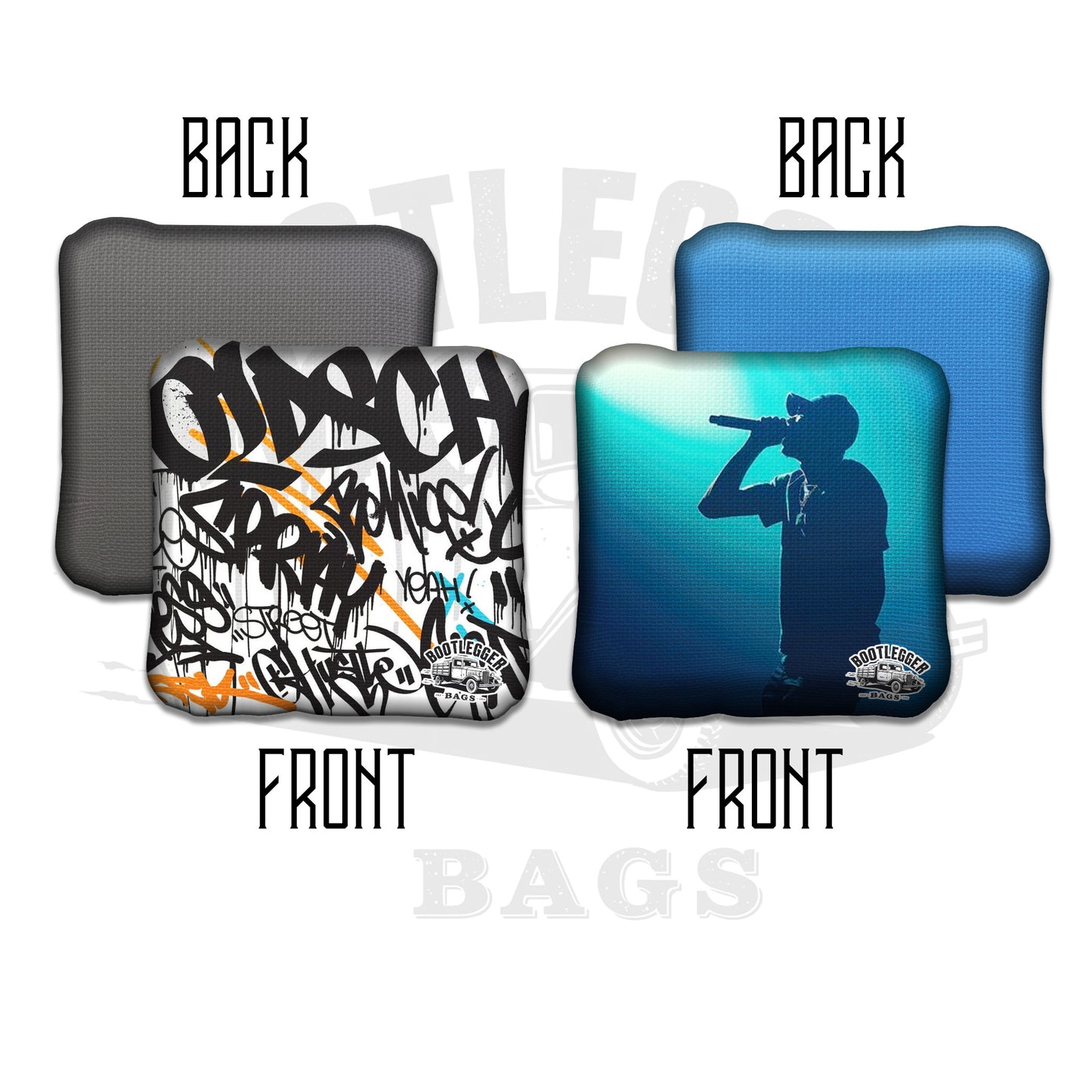 Rap Themed Cornhole Bags