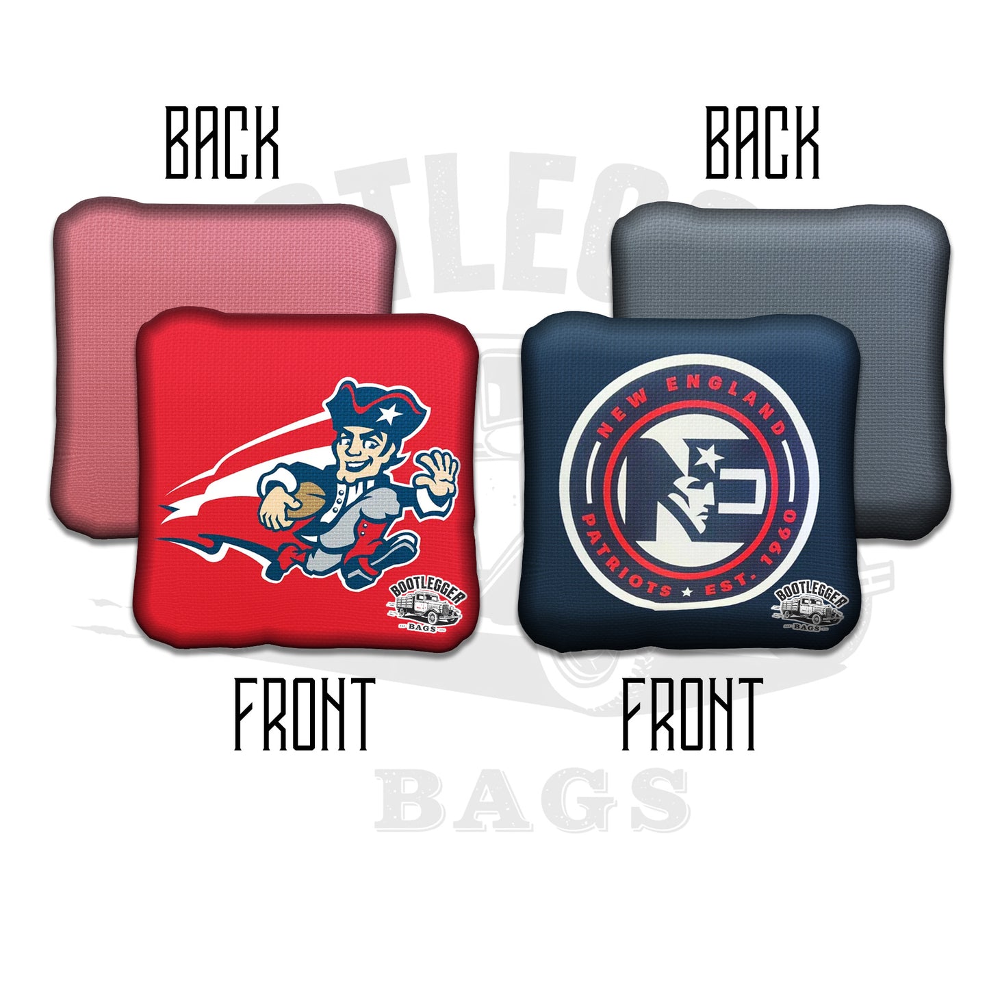 New England Patriots Fan Art Cornhole Bags