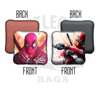 Deadpool Fan Art Cornhole Bags