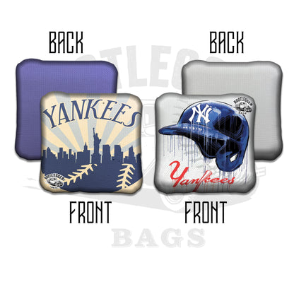 New York Yankees Fan Art Cornhole Bags