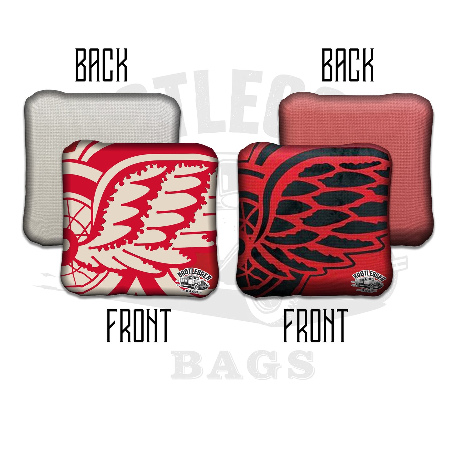 Detroit Red Wings Fan Art Cornhole Bags
