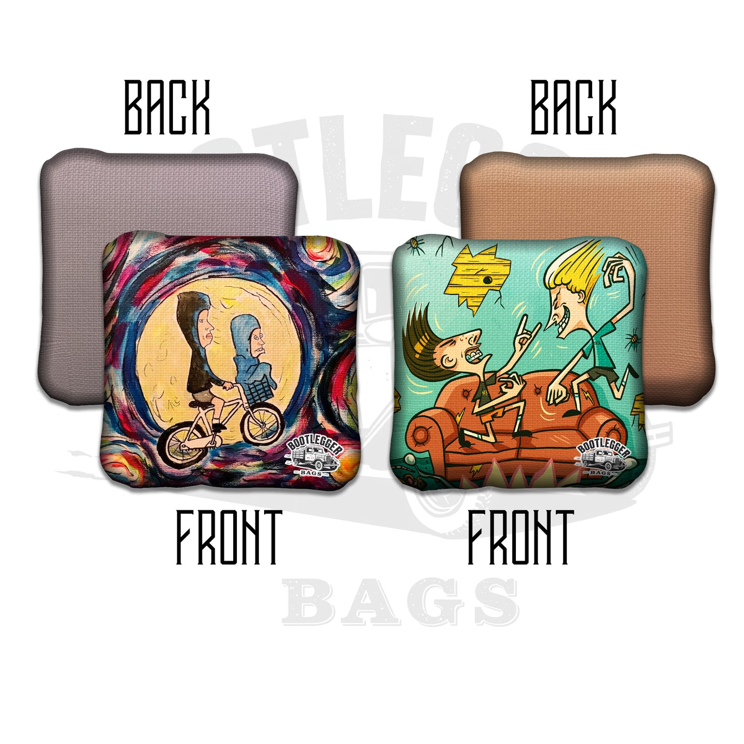 Beavis and Butthead Fan Art Cornhole Bags