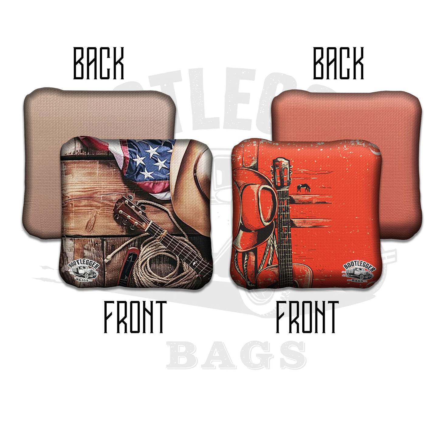 Country Music Cornhole Bags