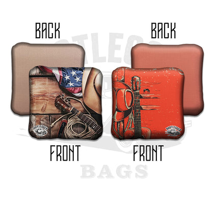 Country Music Cornhole Bags