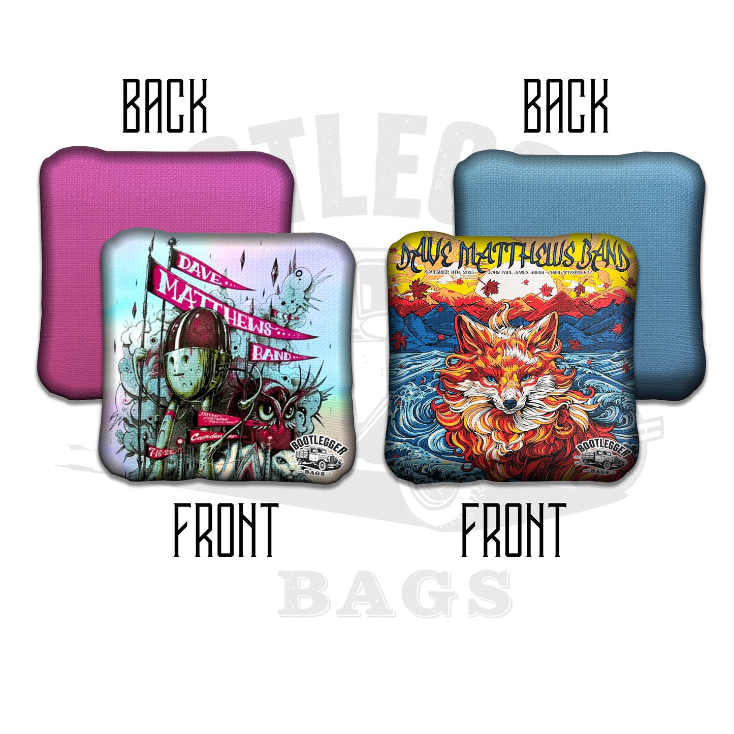 Dave Matthews Band Fan Art Cornhole Bags