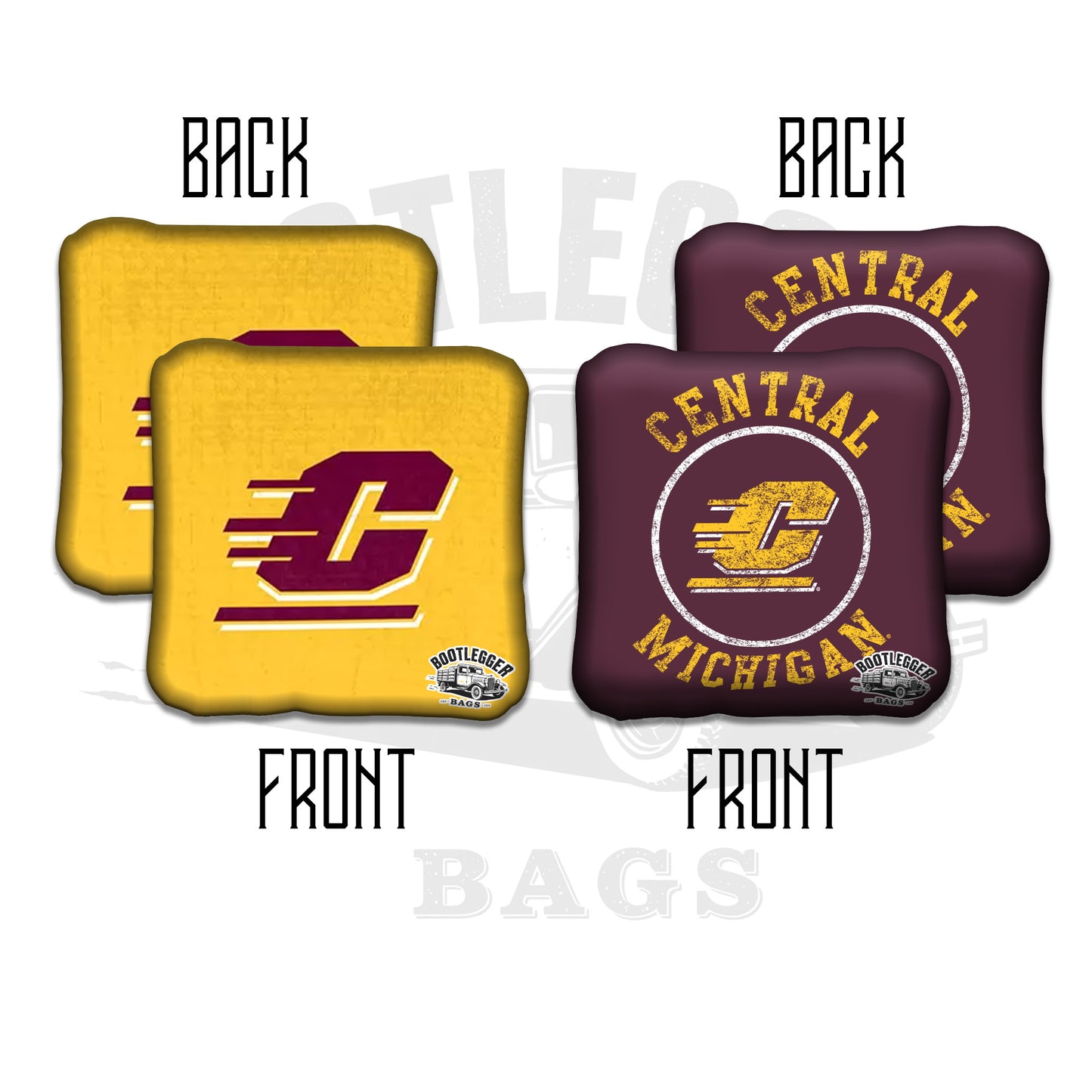 Central Michigan University Cornhole Bags