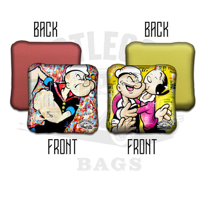 Popeye Fan Art Cornhole Bags