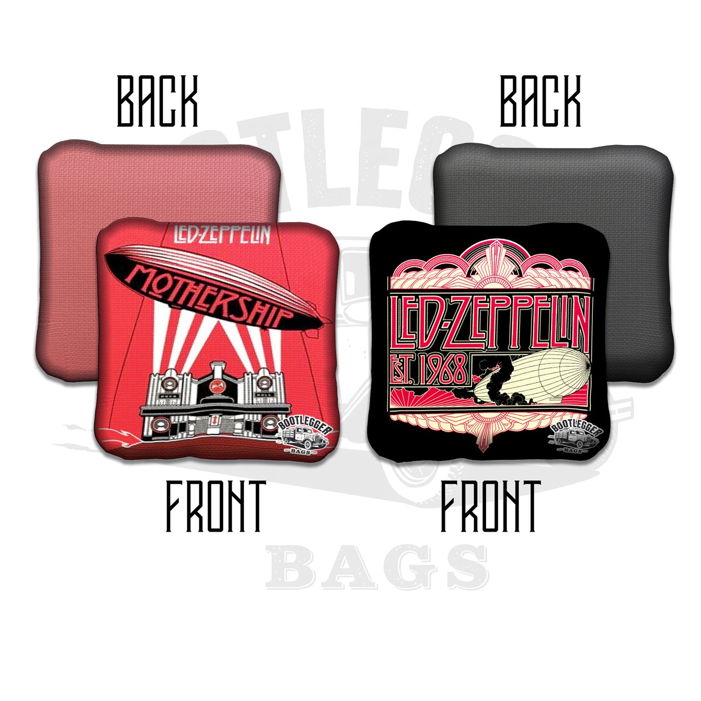 Led Zepplin Fan Art Cornhole Bags