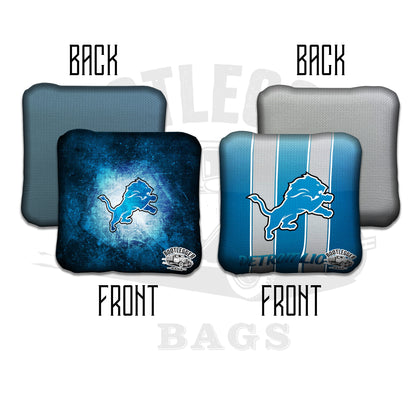 Detroit Lions Fan Art Cornhole Bags