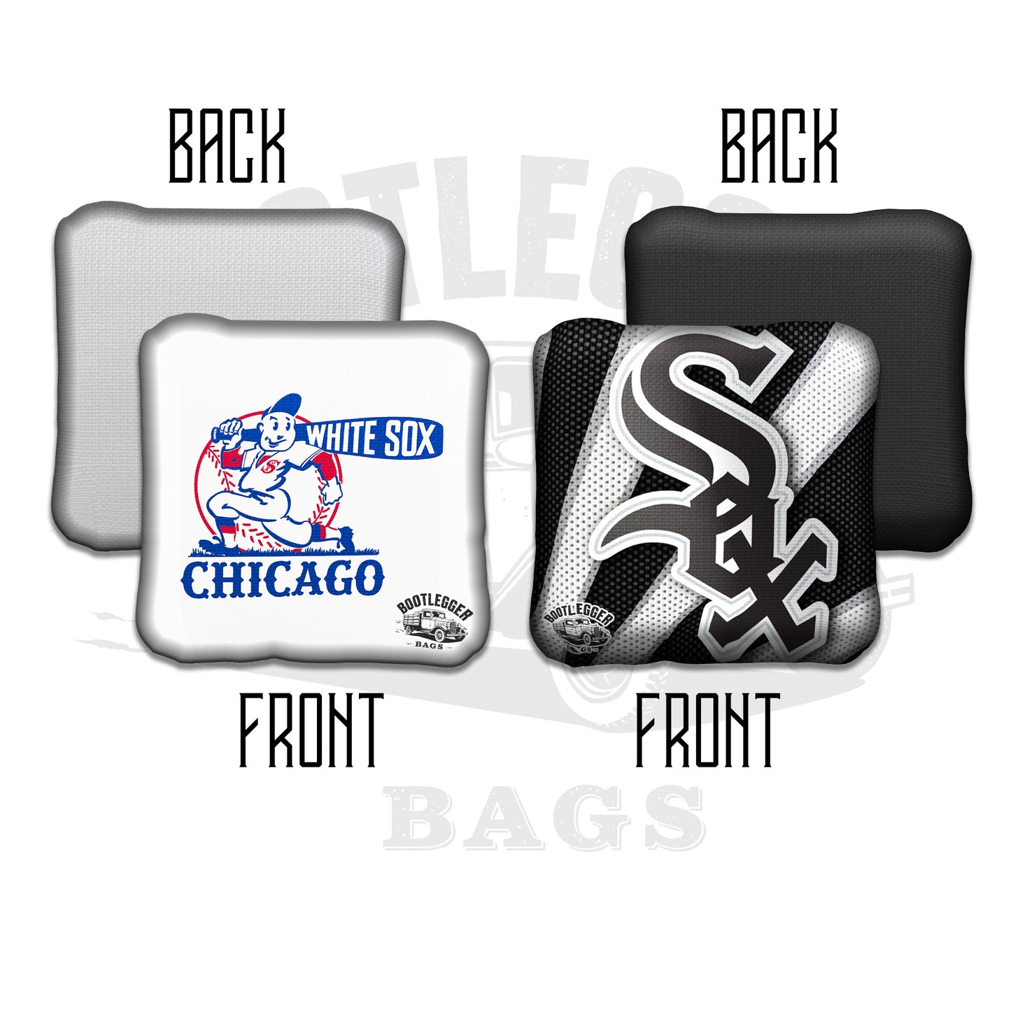 Chicago White Sox Fan Art Cornhole Bags