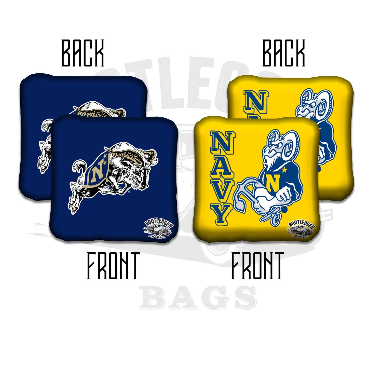 Navy Midshipman Cornhole Bags