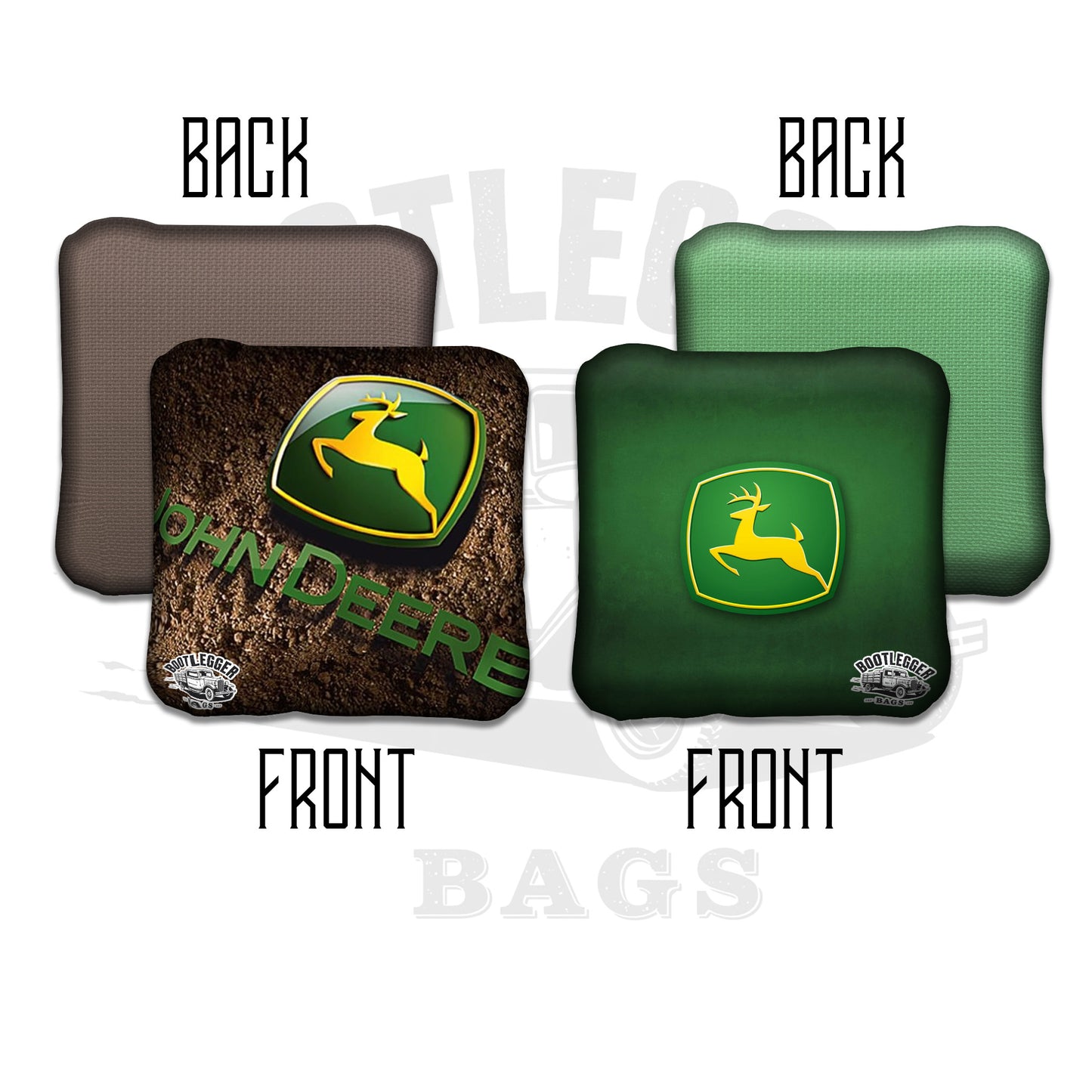 John Deere Logo Cornhole Bags