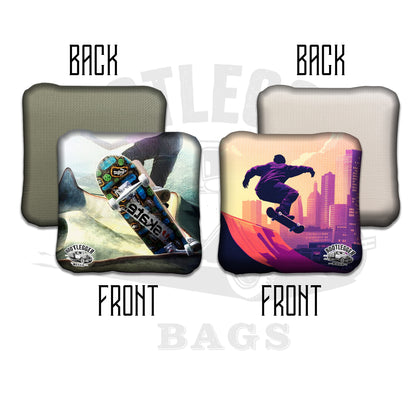 Skateboarding Cornhole Bags