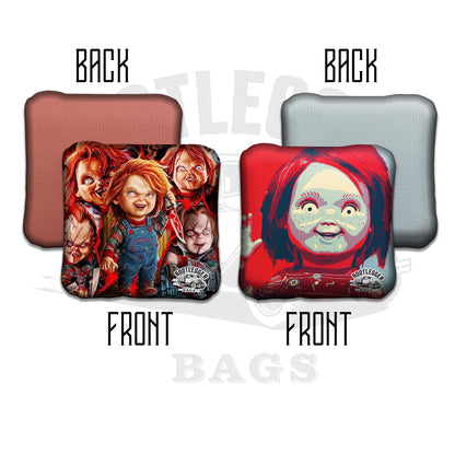 Chucky Fan Art Cornhole Bags