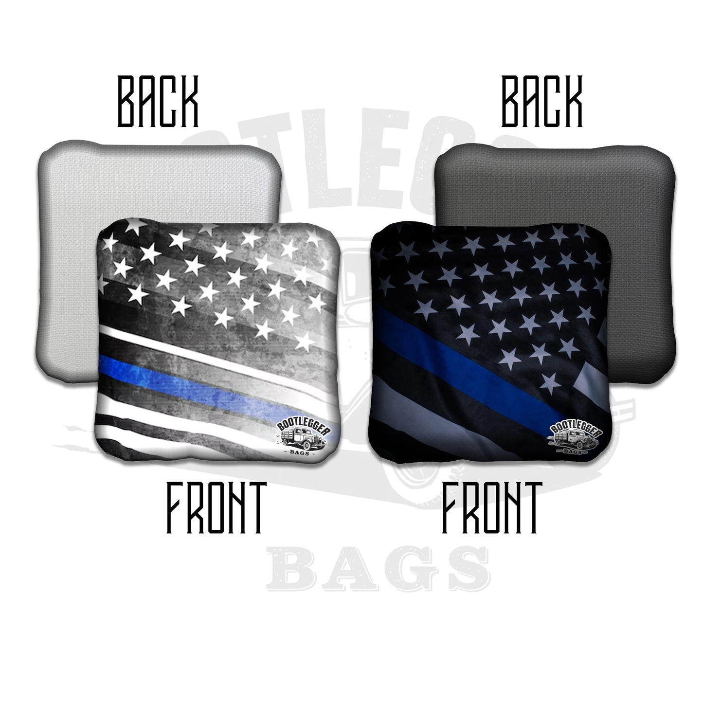 Thin Blue Line Flag Cornhole Bags