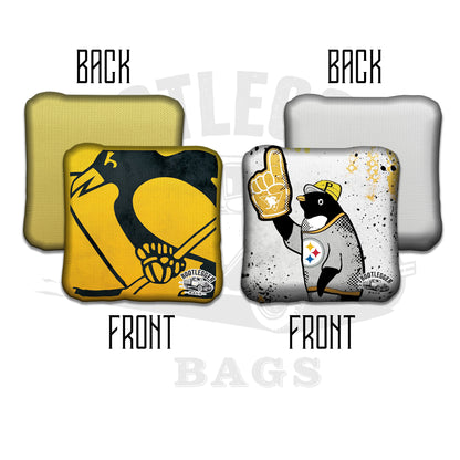 Pittsburgh Penguins Fan Art Cornhole Bags