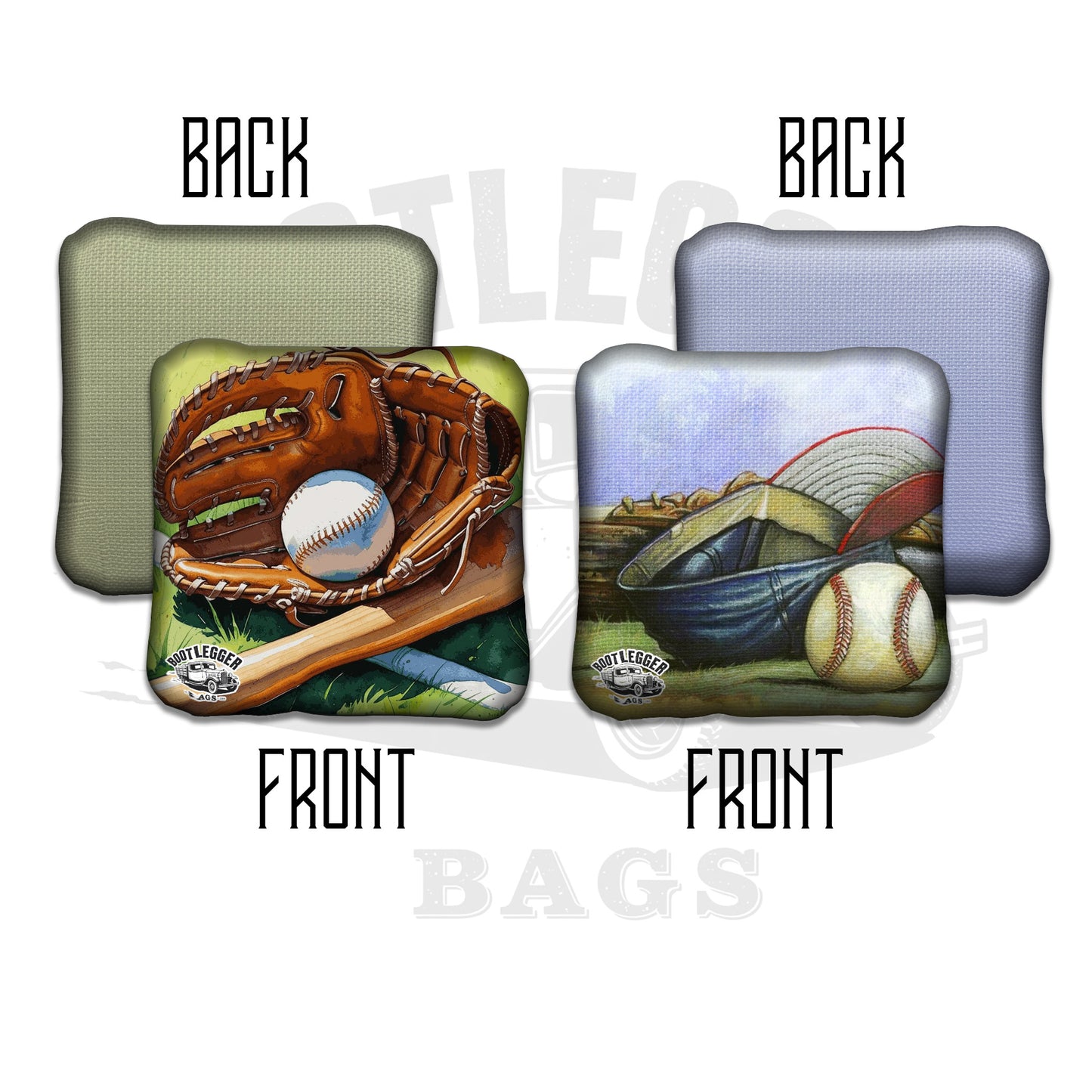 Baseball Cornhole Bags