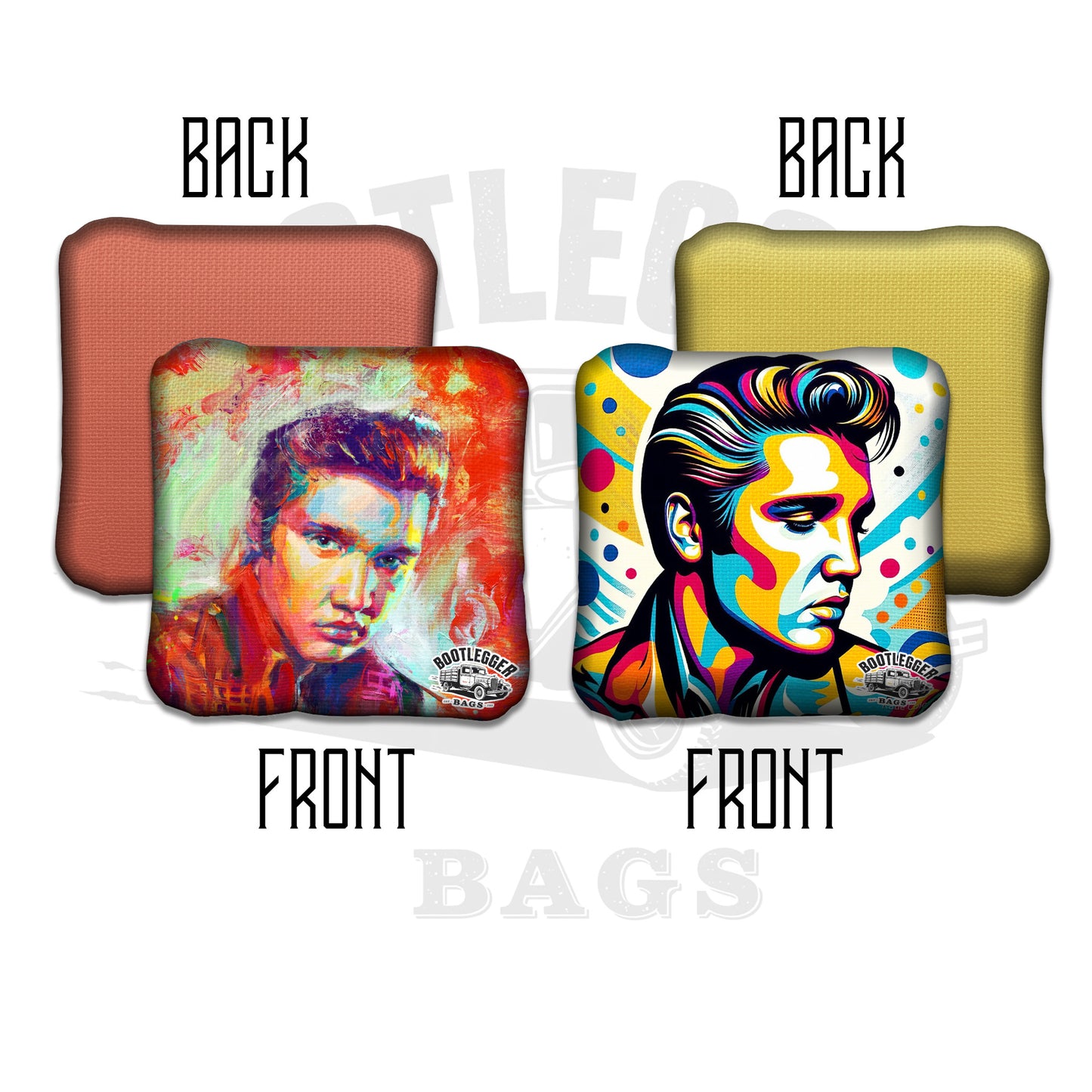 Elvis Fan Art Cornhole Bags
