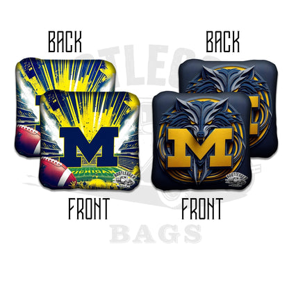 University of Michigan Cornhole Bags