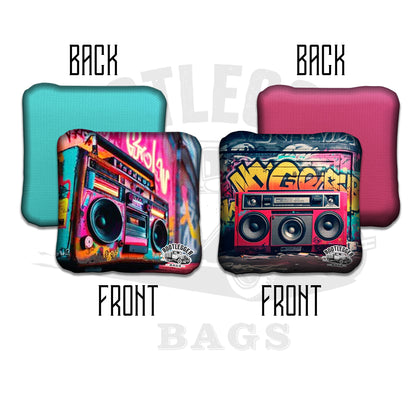 Street Music Retro Stereo Cornhole Bags