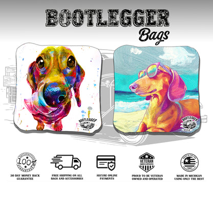 Dachshund Cornhole Bags