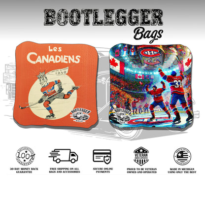Montreal Canadiens Fan Art Cornhole Bags