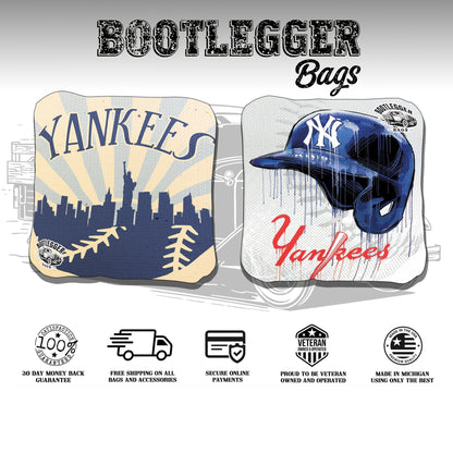 New York Yankees Fan Art Cornhole Bags