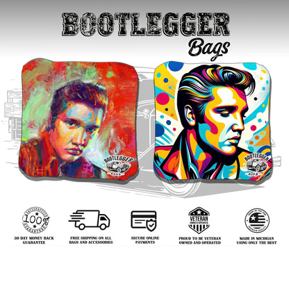 Elvis Fan Art Cornhole Bags