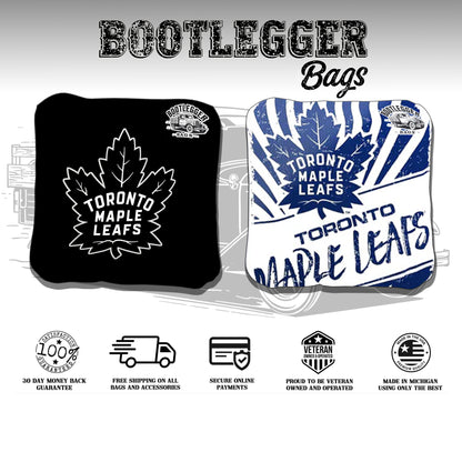 Toronto Maple Leafs Fan Art Cornhole Bags