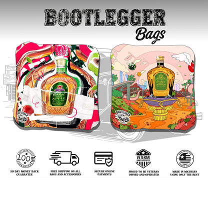 Crown Royal Apple Fan Art Cornhole Bags