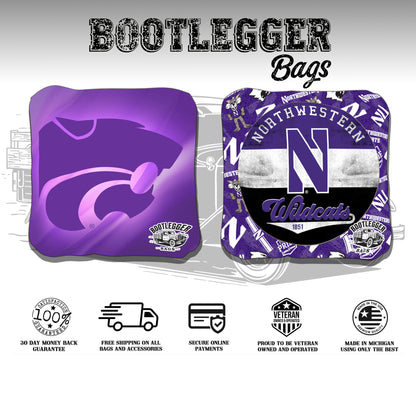 Northwestern Wildcats Cornhole Bags