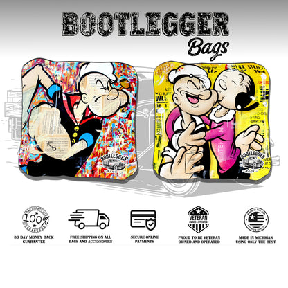 Popeye Fan Art Cornhole Bags