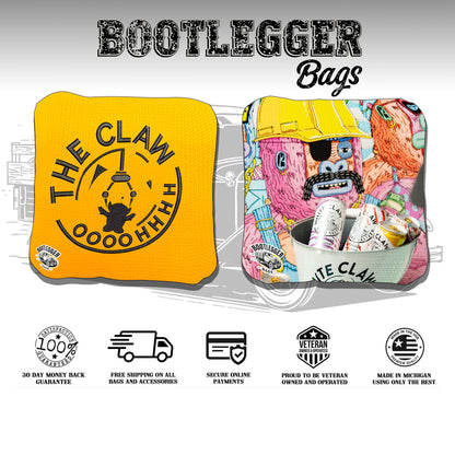 White Claw Fan Art Cornhole Bags