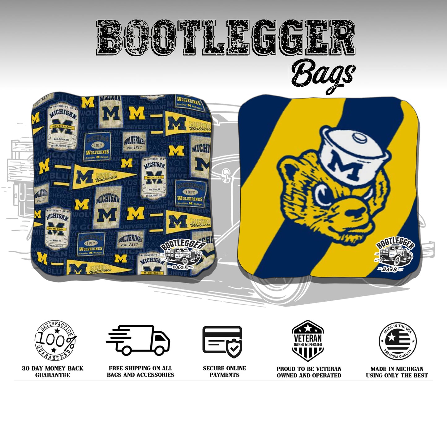 UofM Cornhole Bags