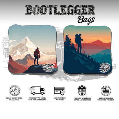 Hiking Mountains Cornhole Bags