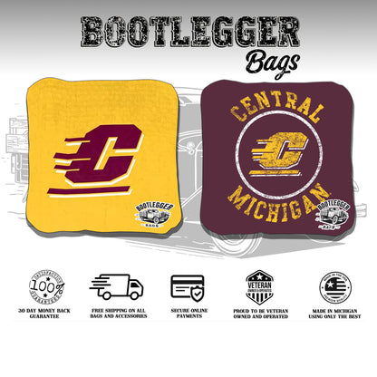 Central Michigan University Cornhole Bags
